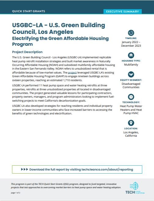 us green buildling council executive summary